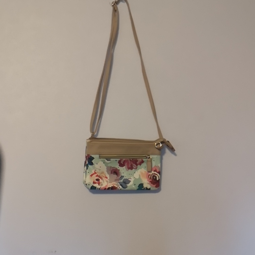 💜  Floral print purse💜